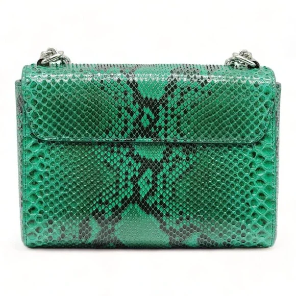 Louis Vuitton Twist MM Green Python $8700 - Picture 7 of 12